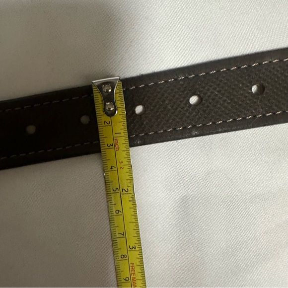 Massimo Dutti Womens Brown Leather Belt w/Silver Buckle made in Spain 100cm/40” - Picture 16 of 16